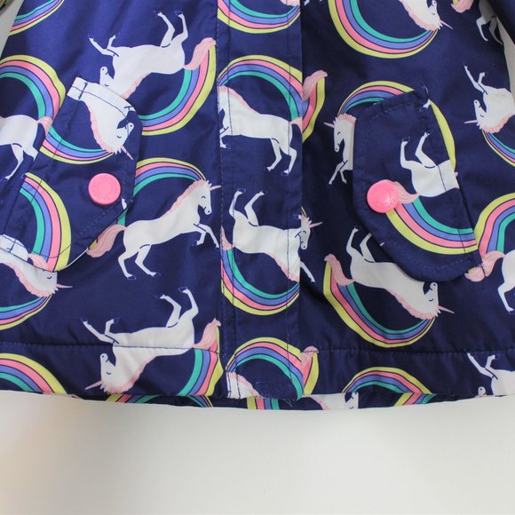 CARTER'S Fall Fleece Unicorn Jacket 18 M - Picture 2 of 7